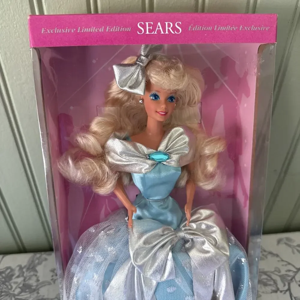 Vtg Silver Sweetheart Beaute Argentee Barbie Exclusive Mattel 1994 #12410 NRFB